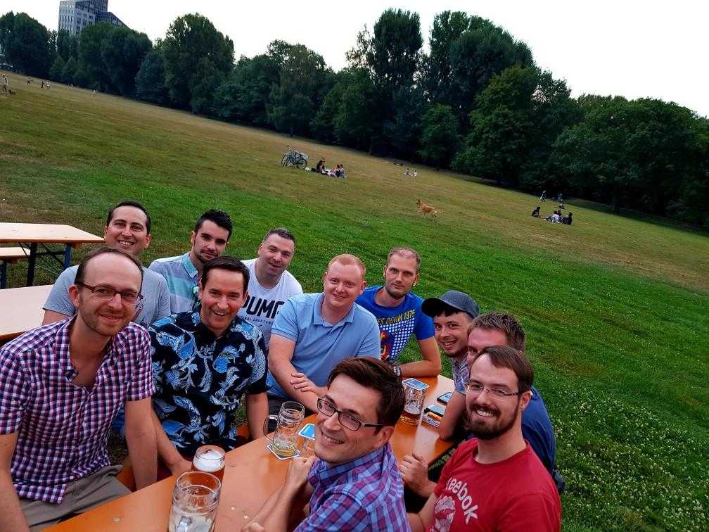 Im Biergarten Wöhrder Wiese